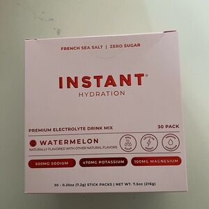 Watermelon Hydration Electrolyte Drink Mix - Pink Box